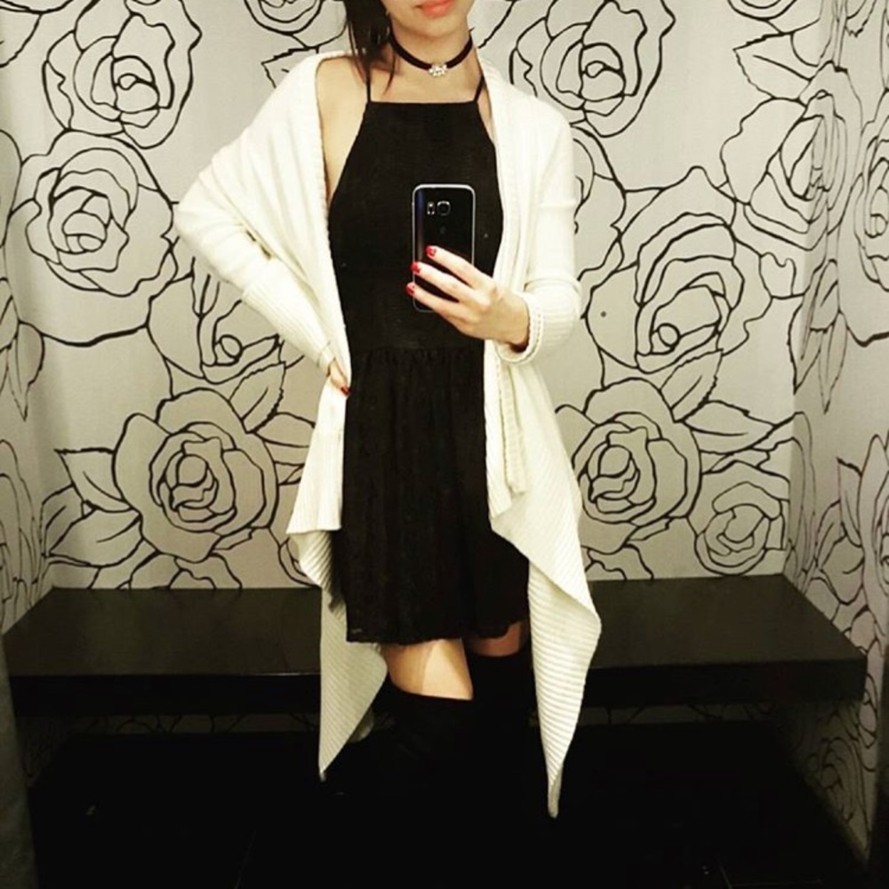 Lace skater dress